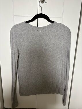 SO womens grey long sleeve